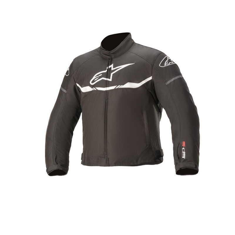 Alpinestars T-SP S Giacca da moto impermeabile per bambini nera e bianca Saldi