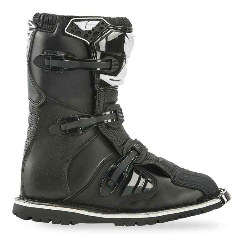 Stivali da moto per bambini FLY Racing NEW Maverik Youth Nero e Bianco