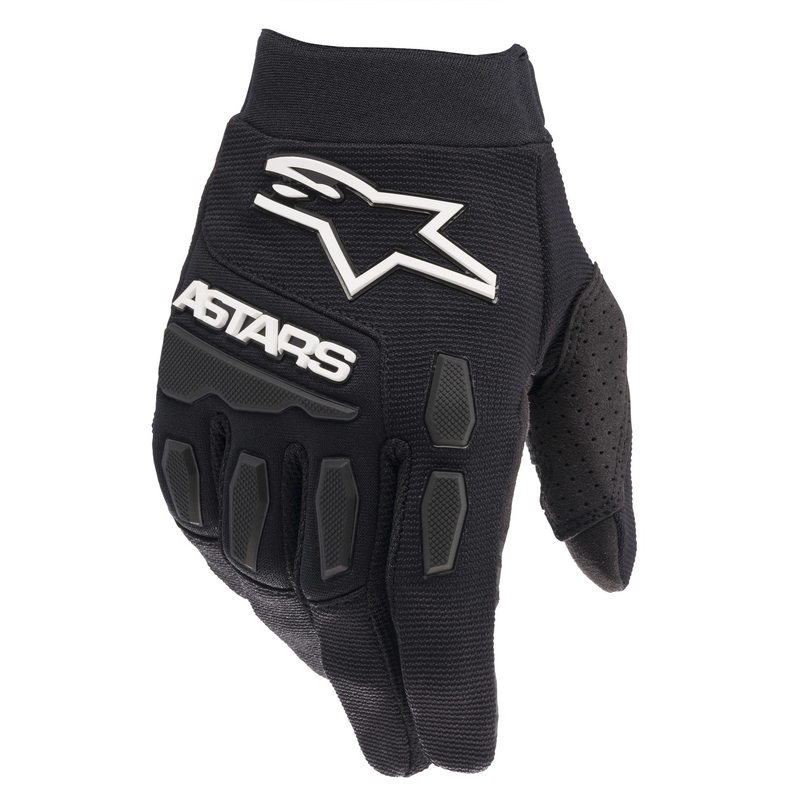Guanti da motocross per bambini Alpinestars Full Bore Nero