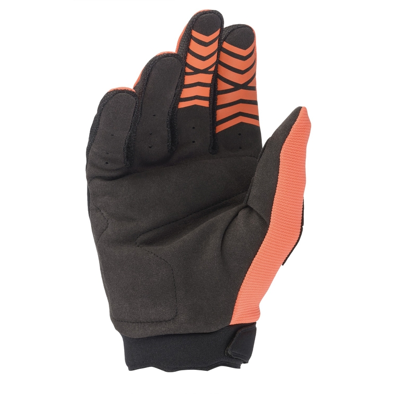 Guanti da motocross Alpinestars Full Bore per bambini Nero e Arancione