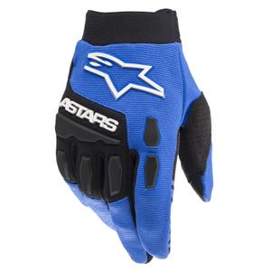 Guanti da motocross Alpinestars Full Bore per bambini Nero e Blu