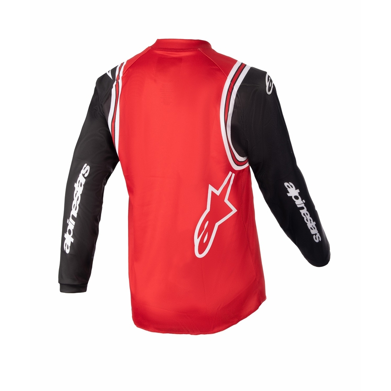 Alpinestars Racer Acumen, maglia da motocross per bambini in edizione limitata rossa, nera e bianca
