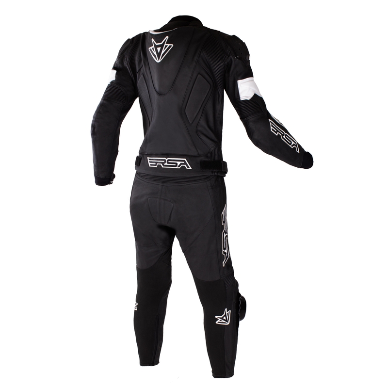 Tuta da moto RSA GPX 2 bianca e nera Saldi