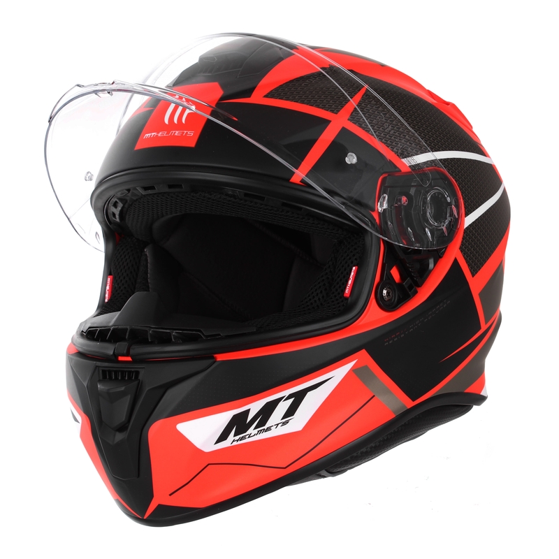 Casco moto integrale MT Targo Podium D5 rosso-nero Saldi