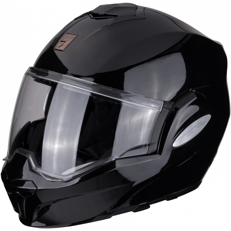 Casco modulare Scorpion EXO-TECH EVO nero lucido