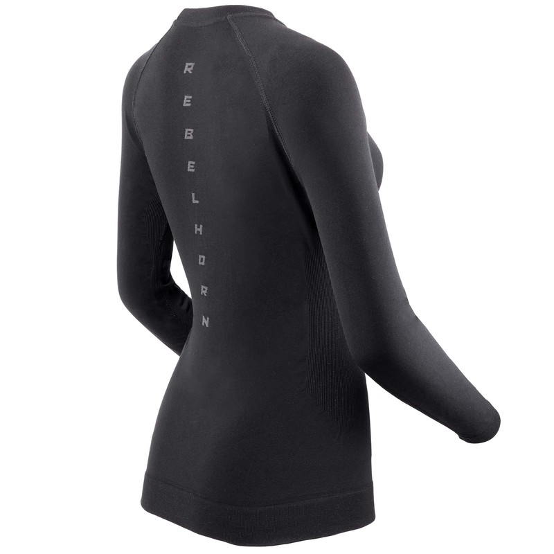 Maglietta termica Rebelhorn Freeze II Donna Nero