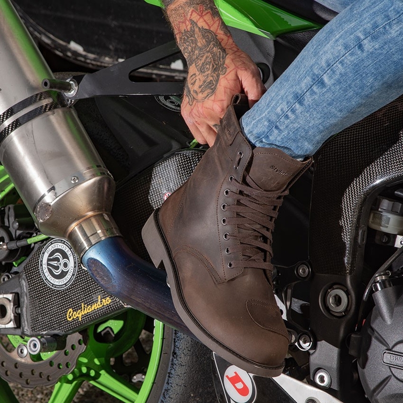 Stivali da moto Stylmartin District marrone