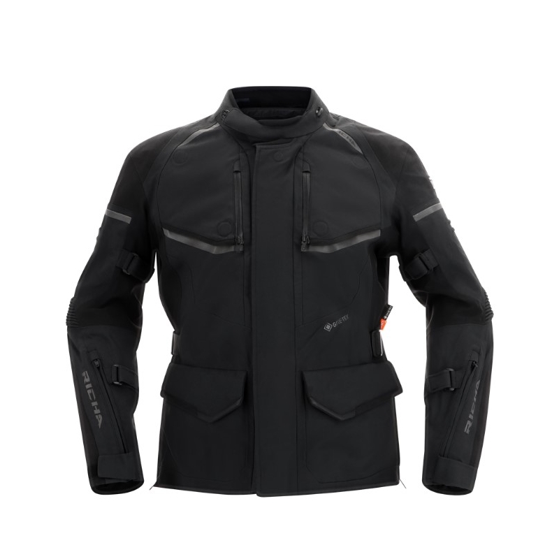 Giacca da moto RICHA Atlantic 2 Gore-Tex nero Saldi