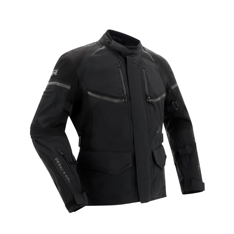 Giacca da moto RICHA Atlantic 2 Gore-Tex nero Saldi