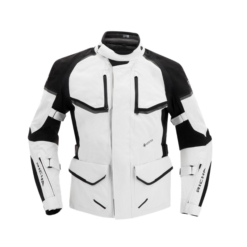 Giacca da moto RICHA Atlantic 2 Gore-Tex nero-grigio Saldi