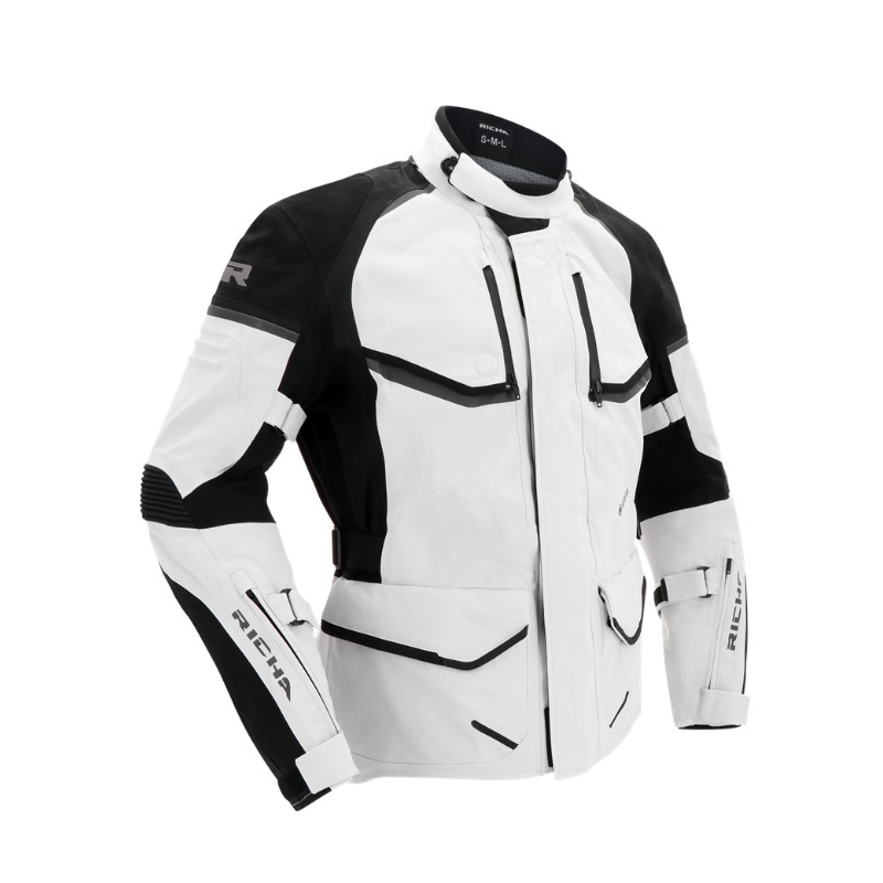 Giacca da moto RICHA Atlantic 2 Gore-Tex nero-grigio Saldi