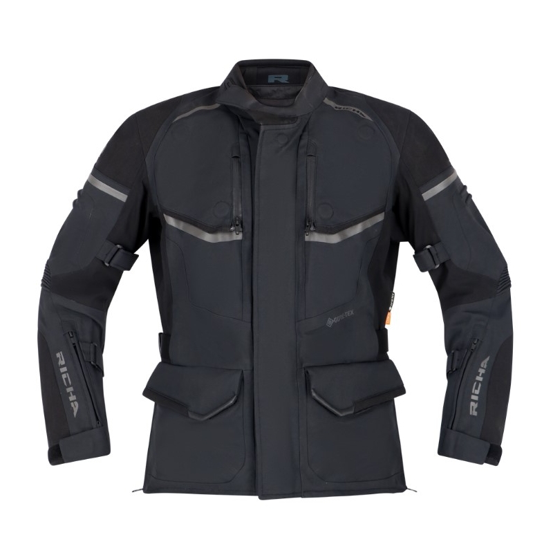 Giacca da moto RICHA Atlantic 2 Gore-Tex nera da donna Saldi