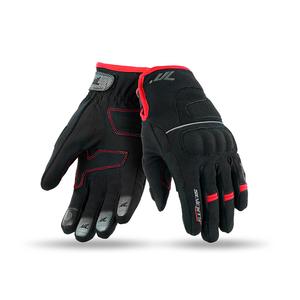 Guanti moto SEVENTY DEGREES SD-C43 nero-rosso