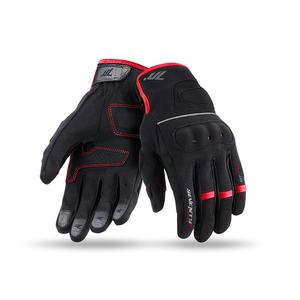 Guanti moto SEVENTY DEGREES SD-C54 nero-rosso
