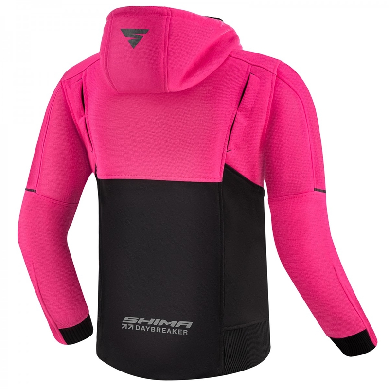 Felpa da motociclista da donna Shima Daybreaker nera-rosa