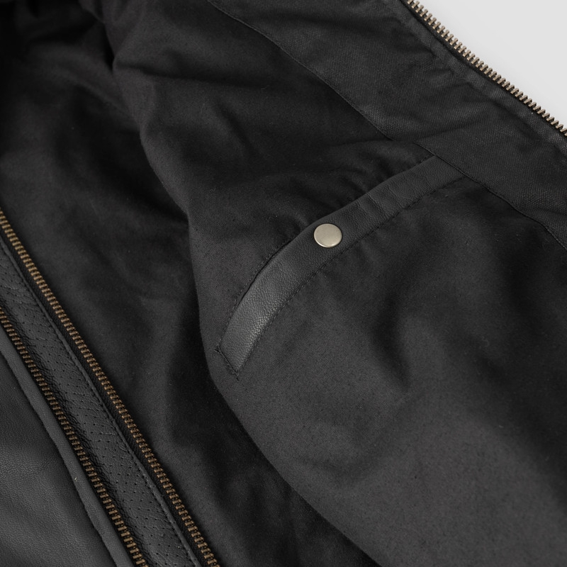 Giacca da moto Ozone Striker nera Saldi