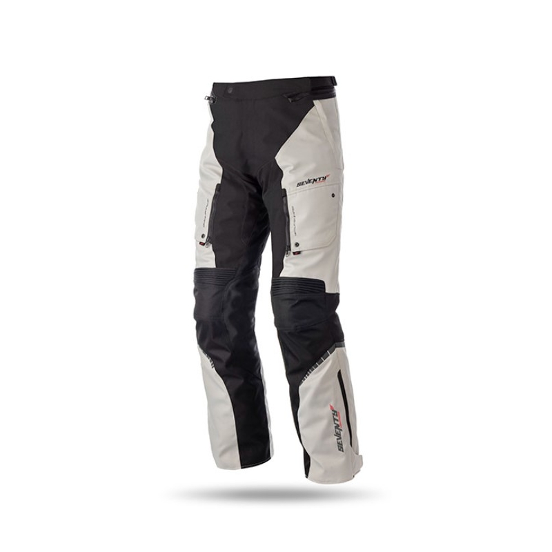 Pantaloni da moto SEVENTY DEGREES SD-PT1 nero-grigio