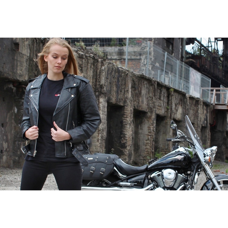 Coltello da donna in pelle RSA Chopper nero