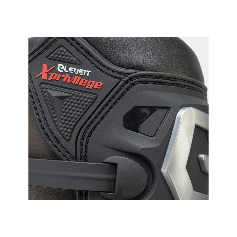 Stivali da moto Eleveit X PRIVILEGE WP ENDURO nero-marrone
