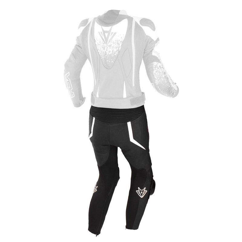 Pantaloni da moto RSA GT2 nero-bianco-rosa da donna Saldi