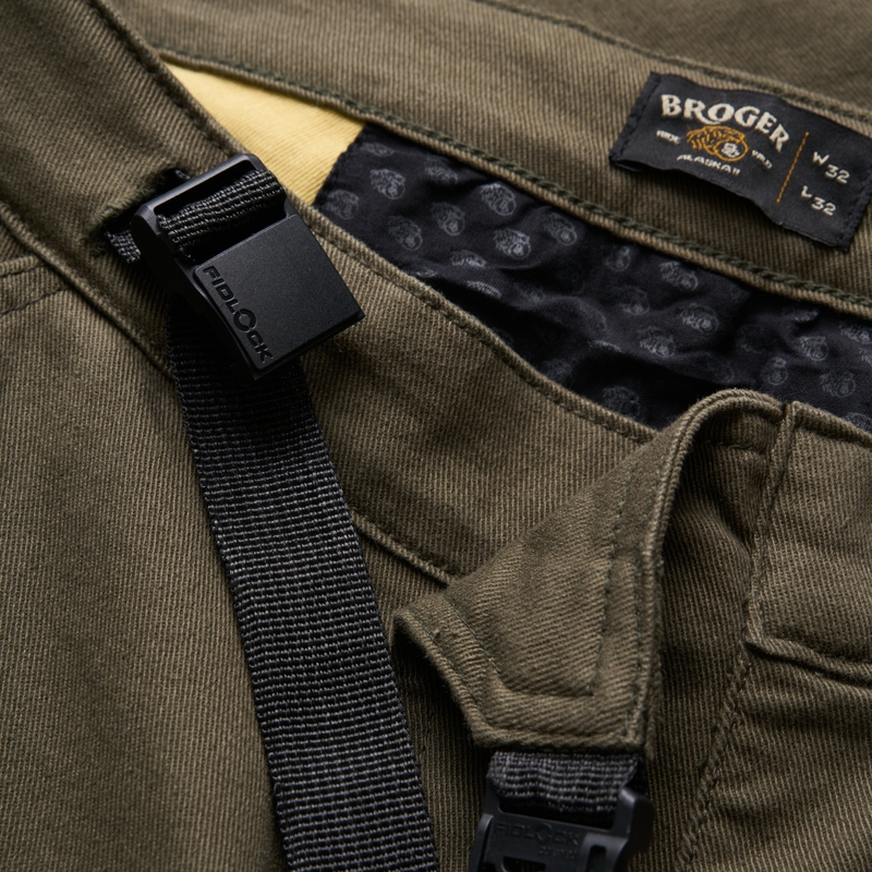 BROGER Alaska II jeans da moto verde oliva Saldi