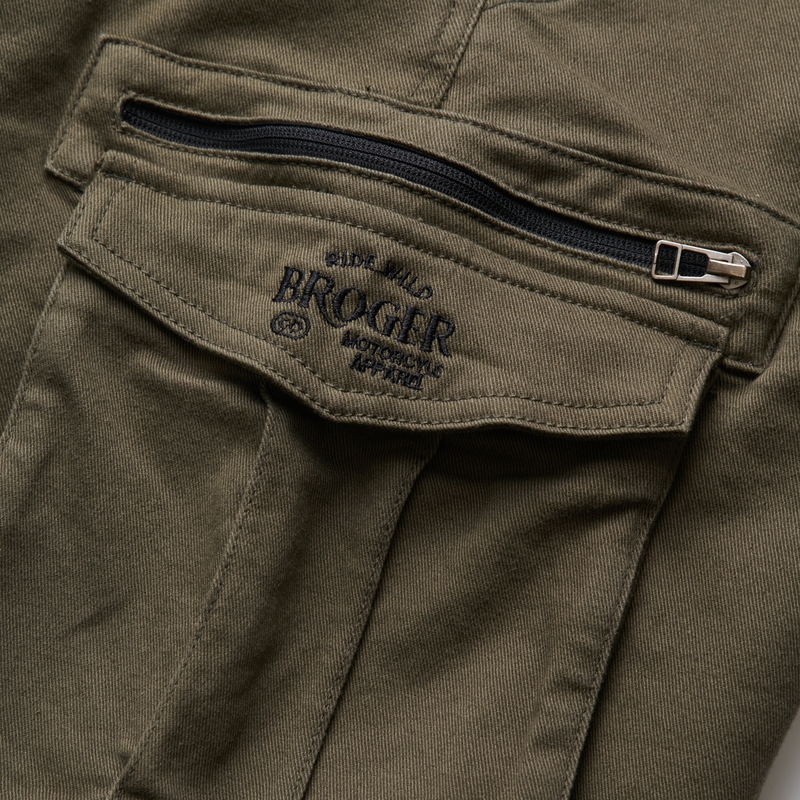 BROGER Alaska II jeans da moto verde oliva Saldi