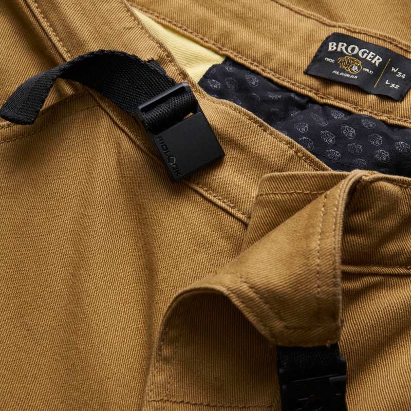 Jeans da moto BROGER Alaska II marrone chiaro