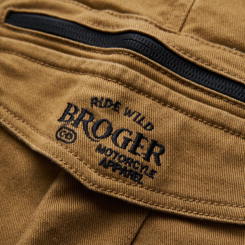 Jeans da moto BROGER Alaska II marrone chiaro