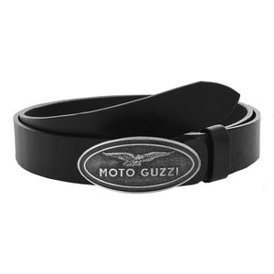 Cintura in pelle con fibbia Moto Guzzi