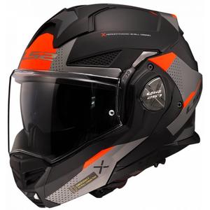 Casco Moto Apribile LS2 FF901 Advant X Oblivion Nero-Rosso-Titanio