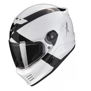 Casco moto SCORPION COVERT FX GALLUS bianco-nero