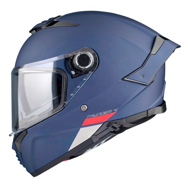 Casco moto integrale MT FF118SV Thunder 4 SV blu opaco Saldi