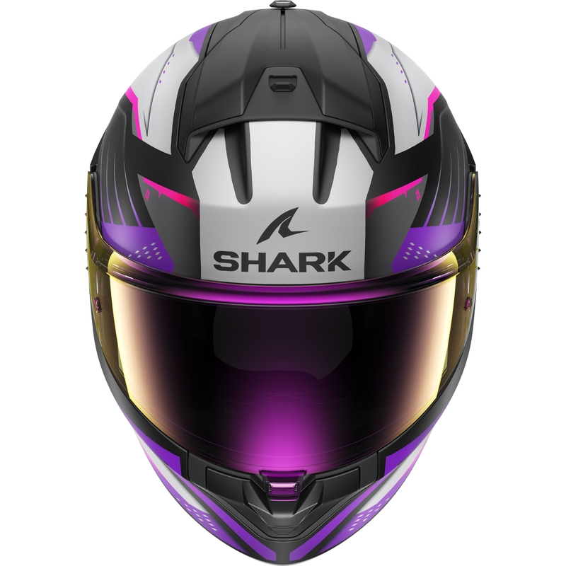 Integrální přilba na motorku SHARK RIDILL 2 BERSEK černo-šedo-fialovo-růžová