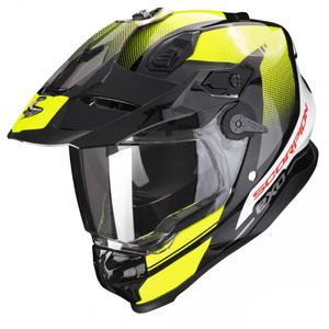 Casco moto enduro SCORPION ADF-9000 AIR Trail nero-giallo fluo