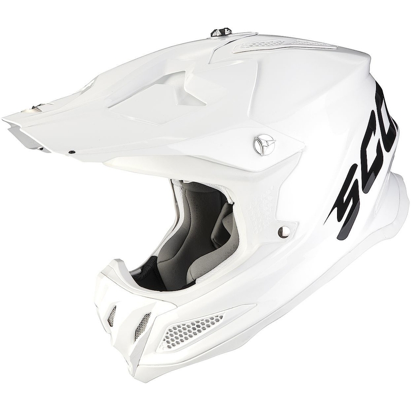 Casco da motocross Scorpion VX-22 Air Solid bianco
