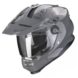 Casco moto enduro SCORPION ADF-9000 AIR Grigio cemento solido
