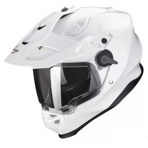 Casco moto enduro SCORPION ADF-9000 AIR Solido bianco perla