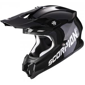 Casco da motocross Scorpion VX-16 EVO AIR nero solido