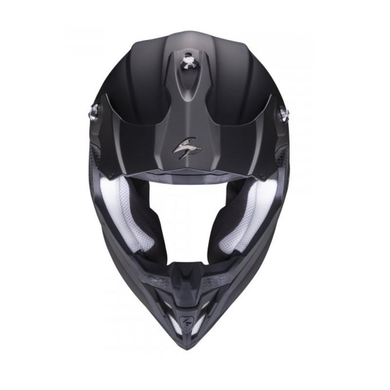 Casco da motocross Scorpion VX-16 EVO AIR Nero solido opaco
