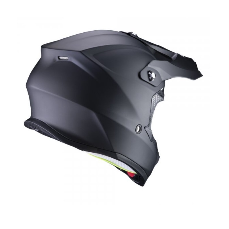 Casco da motocross Scorpion VX-16 EVO AIR Nero solido opaco
