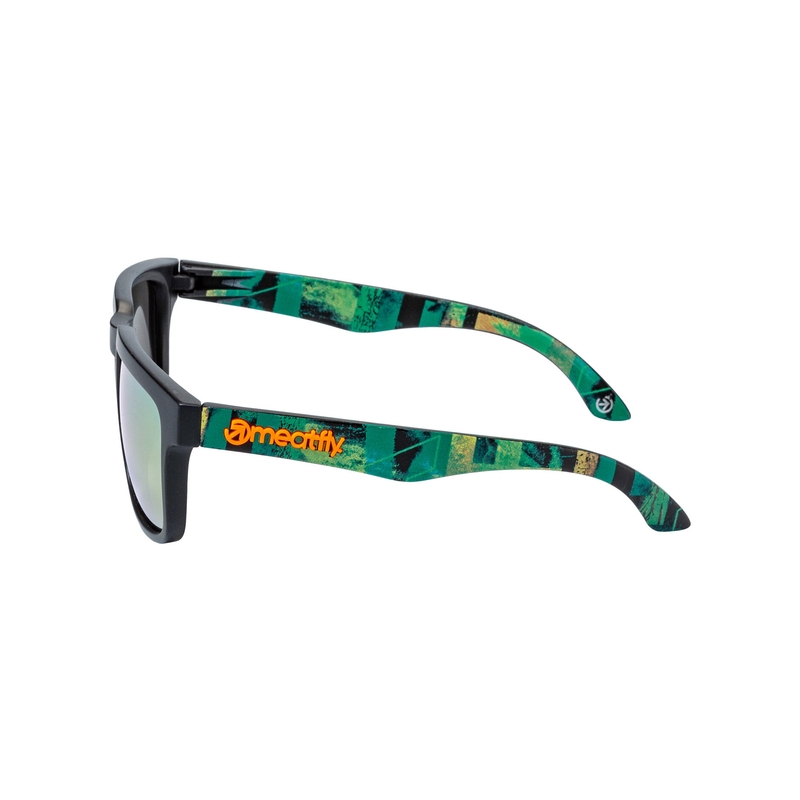Occhiali da sole Meatfly Memphis Substance camo olive