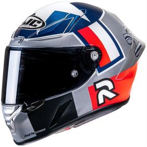Casco moto integrale HJC RPHA 1 Ben Spies Silverstar MC21 rosso-blu-bianco-argento
