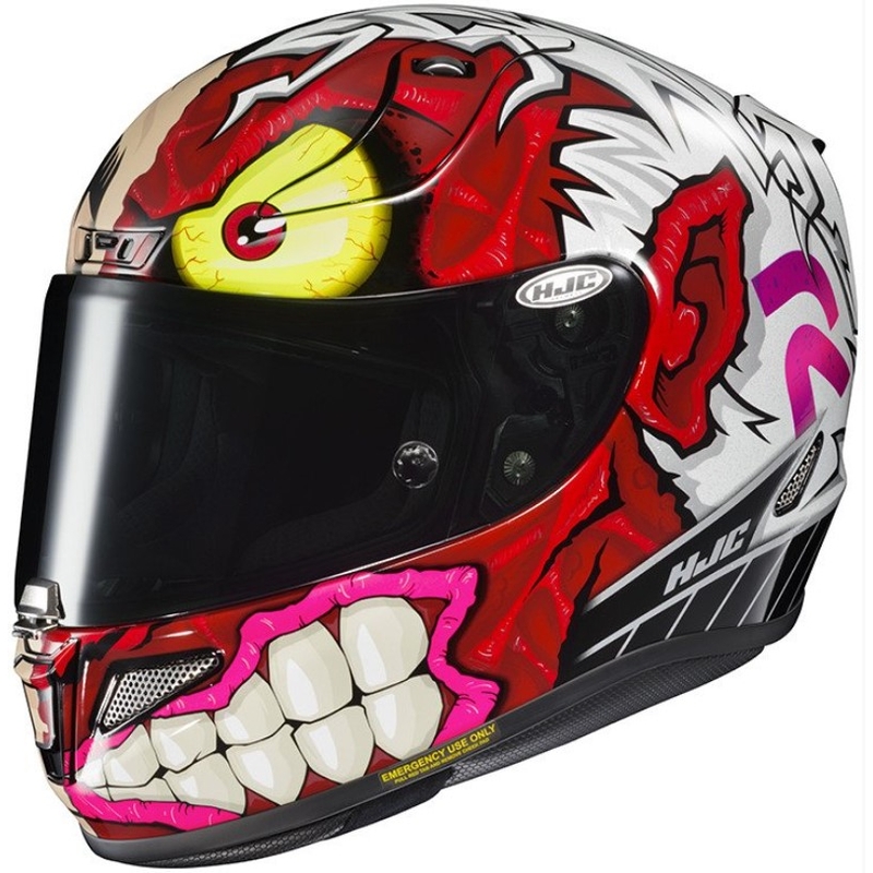 Casco moto integrale HJC RPHA 11 TWO FACE DC COMICS MC1SF multicolore