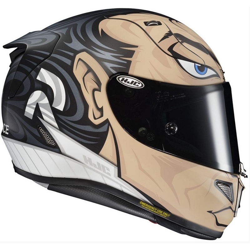 Casco moto integrale HJC RPHA 11 TWO FACE DC COMICS MC1SF multicolore
