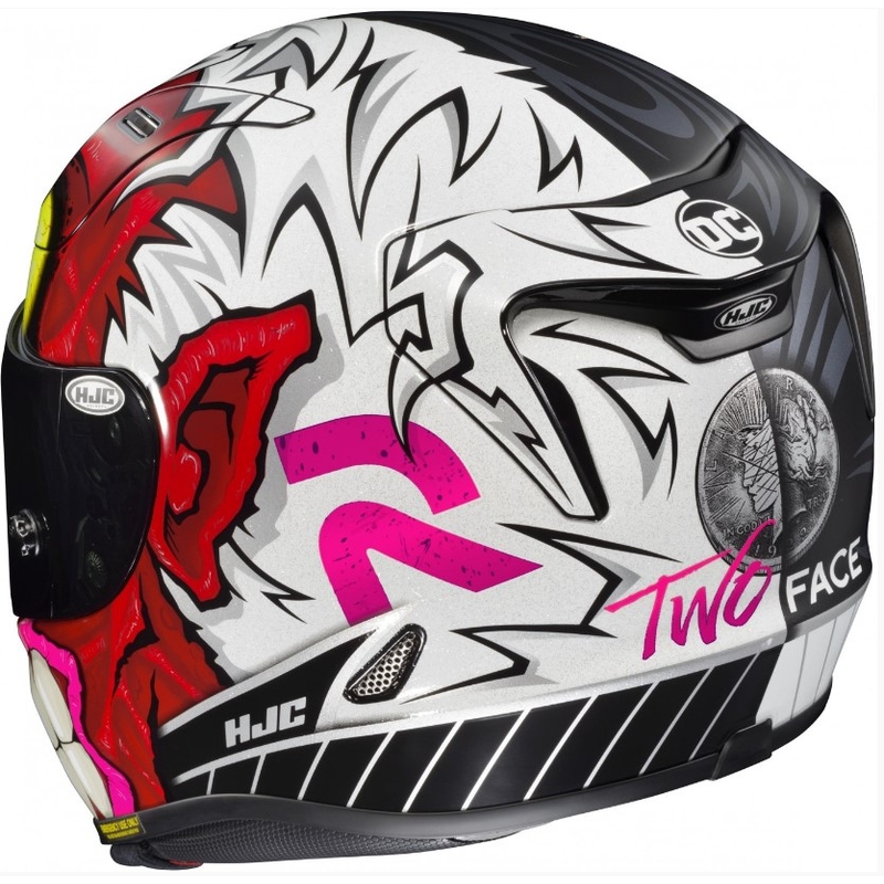 Casco moto integrale HJC RPHA 11 TWO FACE DC COMICS MC1SF multicolore