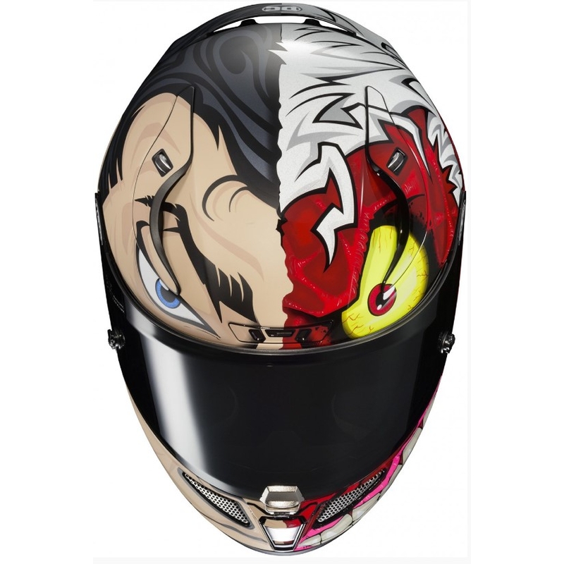 Casco moto integrale HJC RPHA 11 TWO FACE DC COMICS MC1SF multicolore