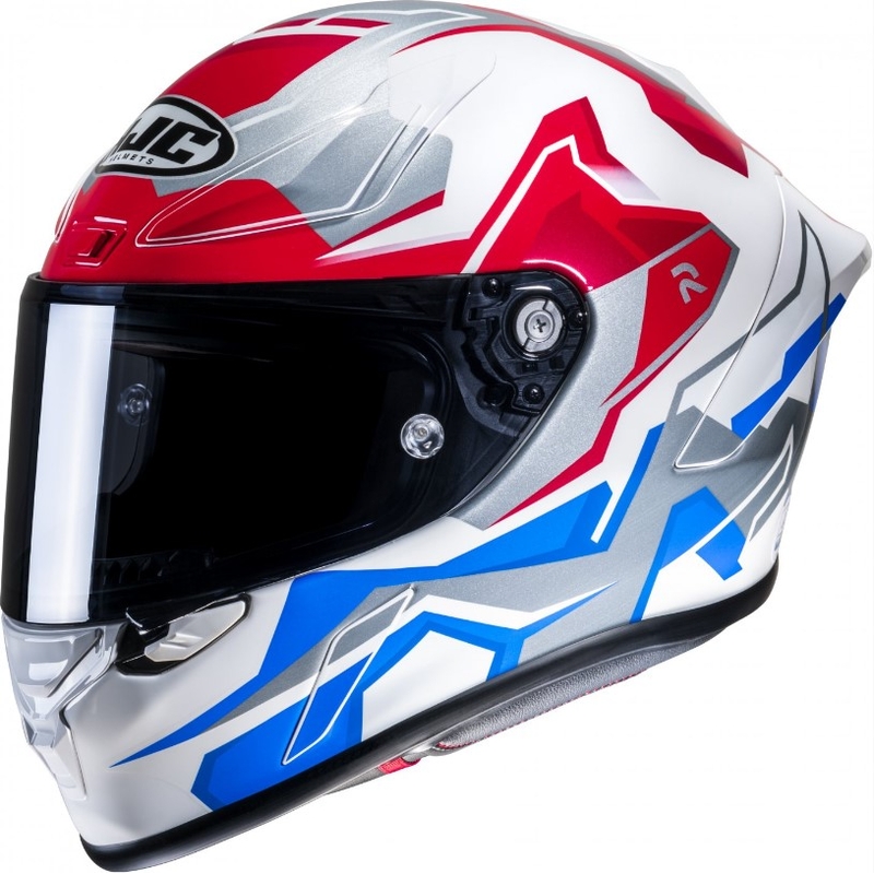 Casco moto integrale HJC RPHA 1 Nomaro MC21 rosso-blu-bianco-argento Saldi