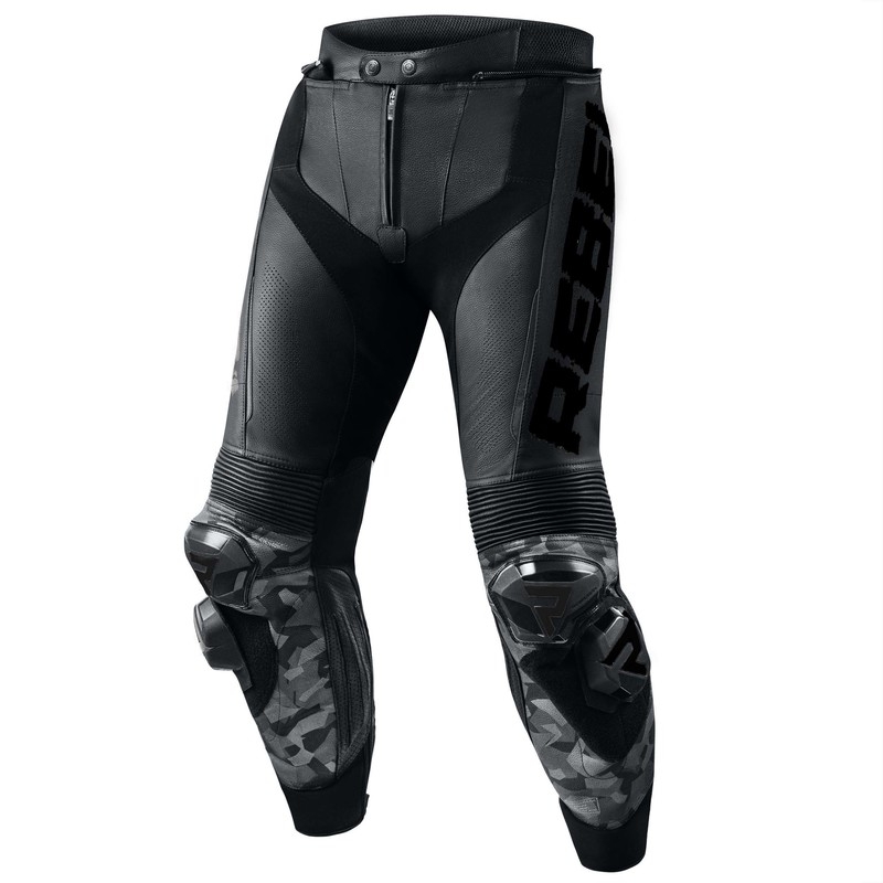 Pantaloni da moto neri Rebelhorn Rebel Saldi