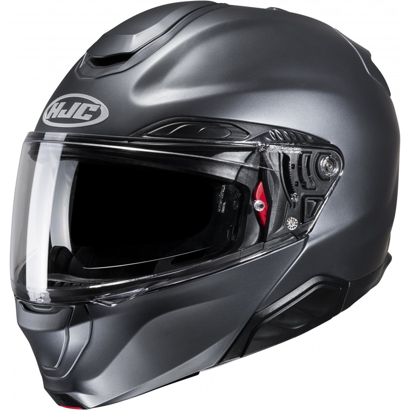 Casco da moto flip-up HJC RPHA 91 Solid semi-piatto grigio antracite