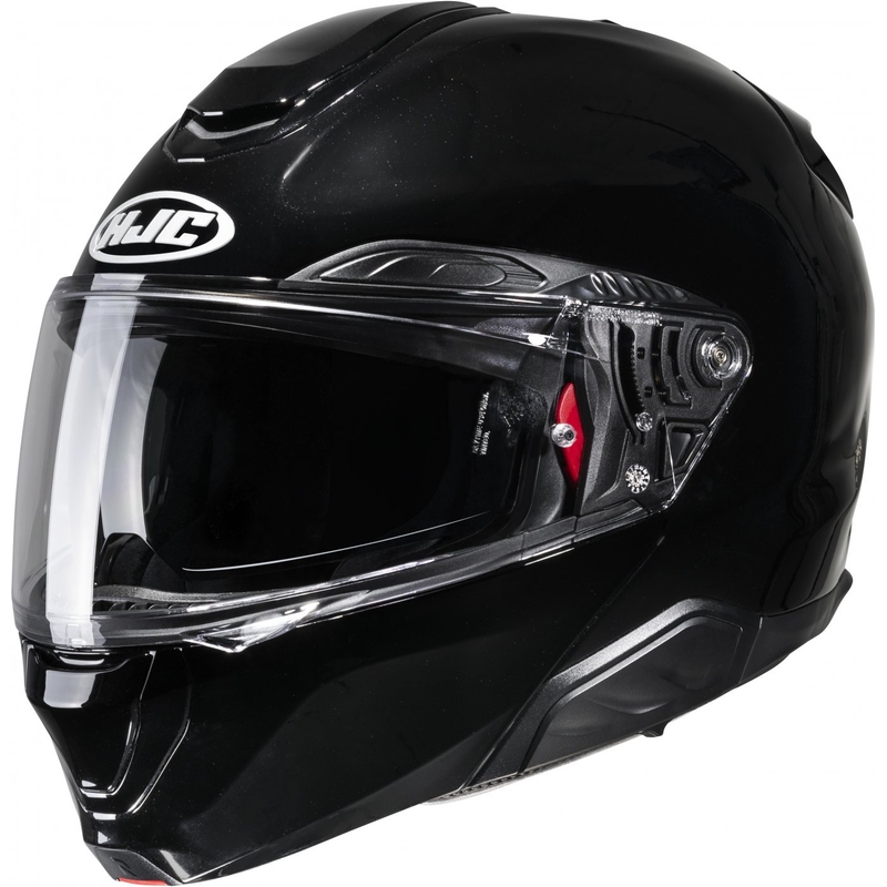 Casco da moto flip-up HJC RPHA 91 Solid nero metallizzato